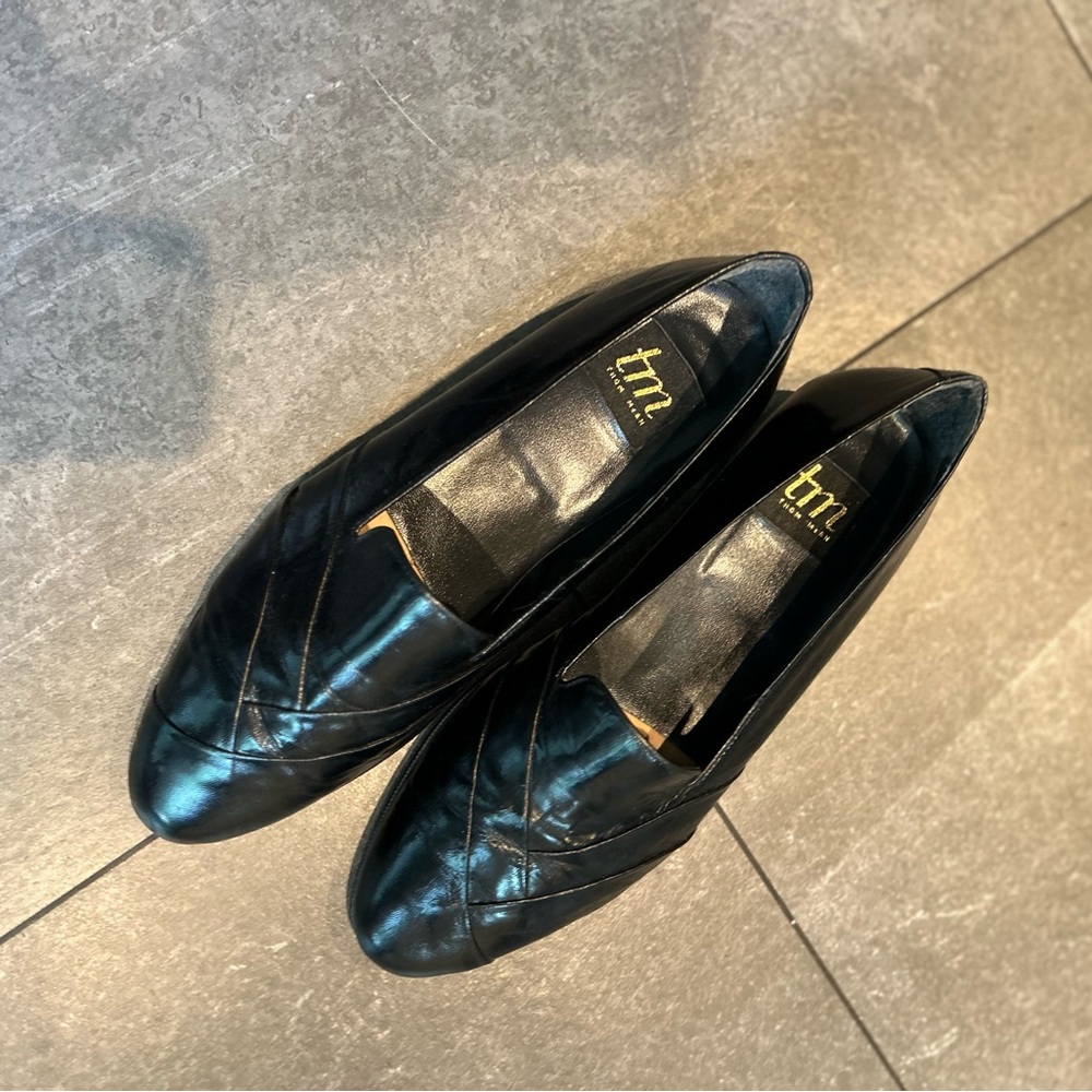 Thom McAn Men’s Black Quilted Flats